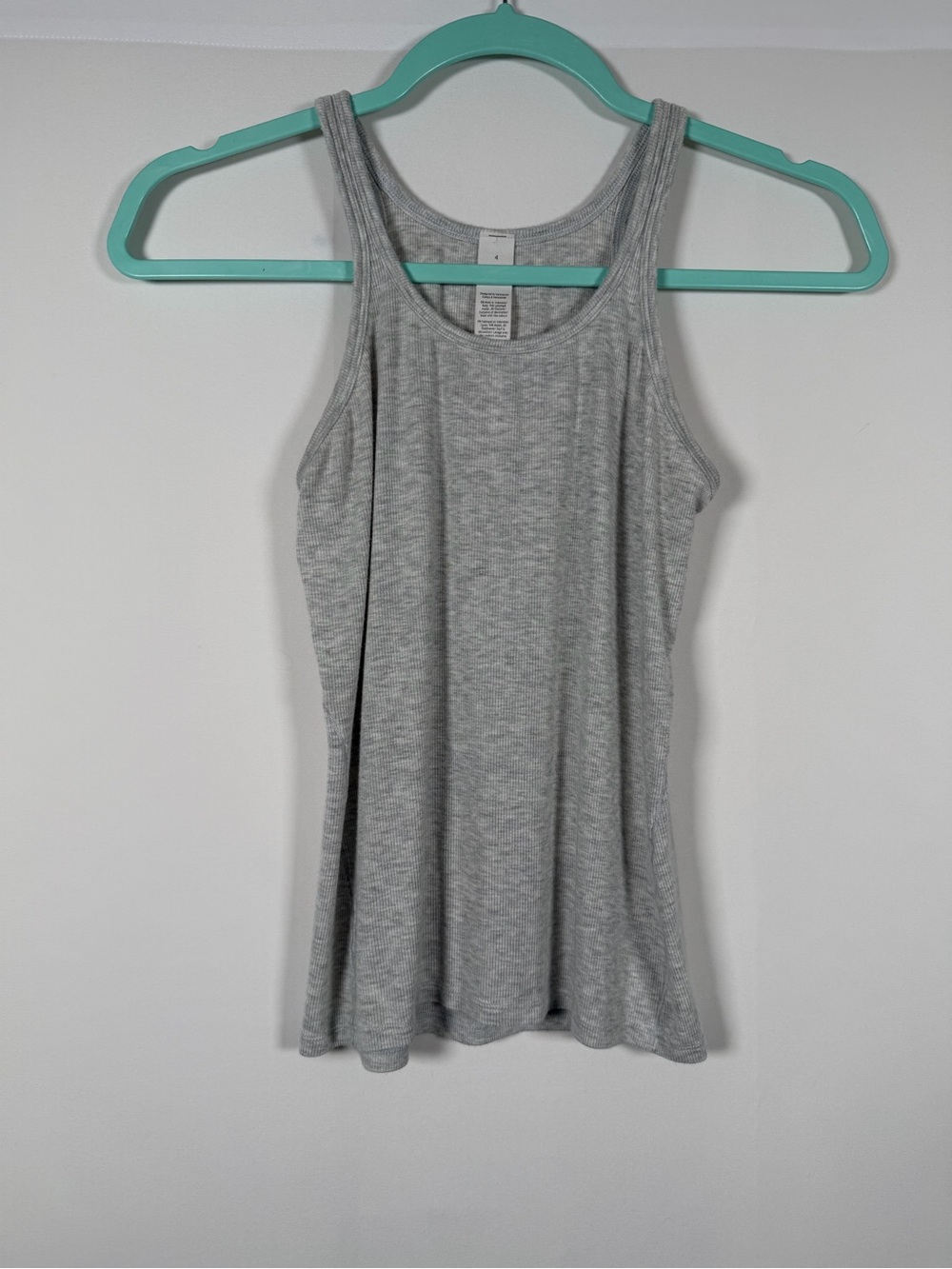 Lululemon Heather Gray Ribbed Tank‎